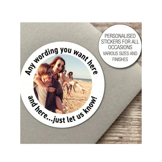 Custom Photo Sticker Labels
