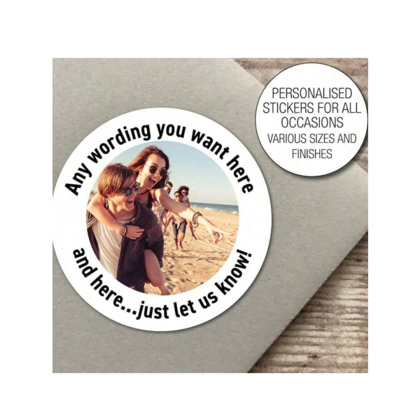 Custom Photo Sticker Labels