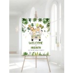 Elegant Photo Wedding Welcome Sign Template, Welcome Board, Wedding Photo Collage, Modern Welcome Sign, Printable Wedding Reception Poster