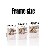 Customizable Framed Canvas Photo Calendar